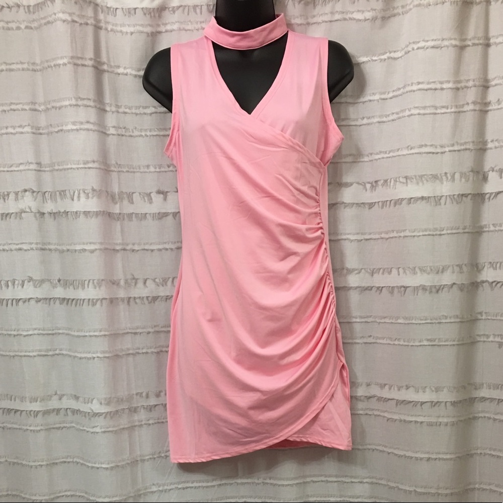 MagicMK Wrap Sleeveless Dress